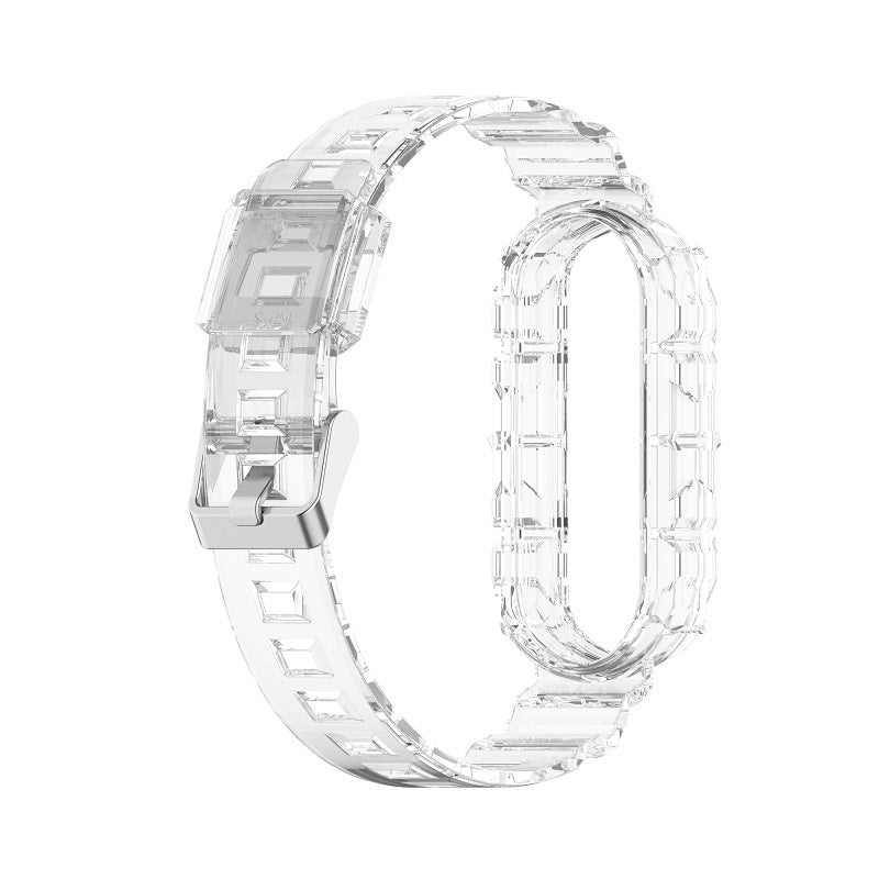 Ensfarvet TPU Smart Watch Band Udskiftningshåndledsrem til Xiaomi Mi Band 6 Ensfarvet TPU Smart Watch Band Udskiftningshåndledsrem til Xiaomi Mi Band 6